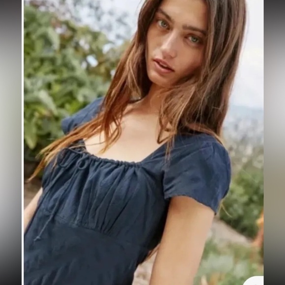 NWOT Free People Natalya Maxi Dress Black M $150 boho 90s spring boho 90s casual - Picture 4 of 8